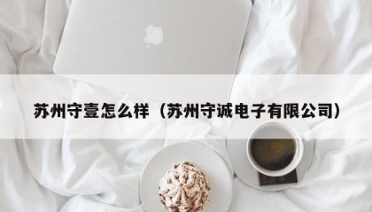 苏州守壹怎么样（苏州守诚电子有限公司）