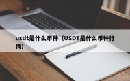 usdt是什么币种（USDT是什么币种行情）